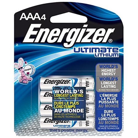 EVEREADY Eveready Battery L92SBP8 Ultimate Lithium Batteries - AAA; 8 Per Pack L92SBP8